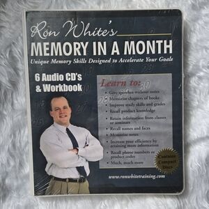Ron White's Memory in a Month Audio CD Set with Workbook
